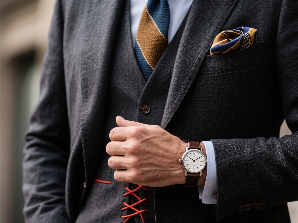 在时尚的世界里，细节往往能决定成败。成熟的男士讲究