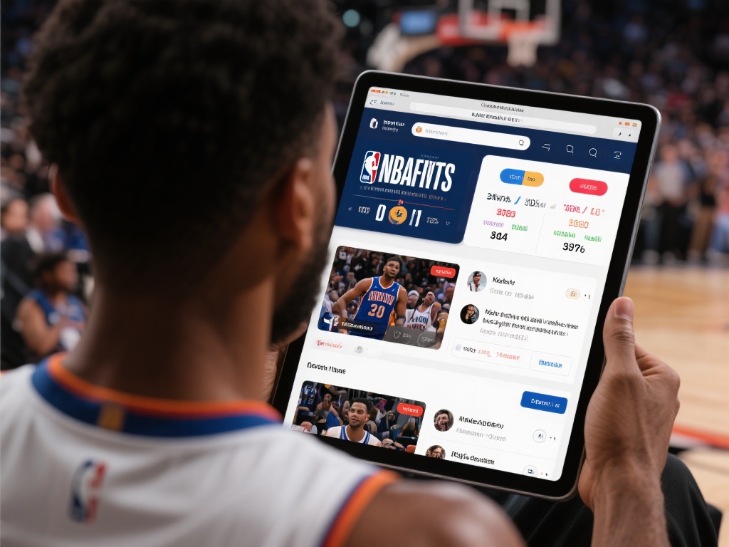 想象一下，一位篮球迷登录平台后，立刻看到NBA季后