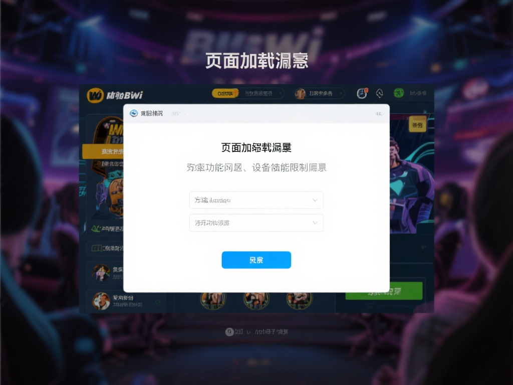 在体验必威的游戏时，页面加载缓慢或出现功能异常可能