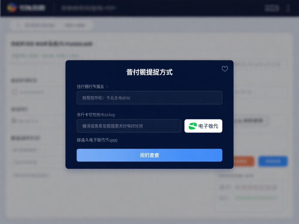 选择完合适的提款方式后，系统会提示您输入相关的信息