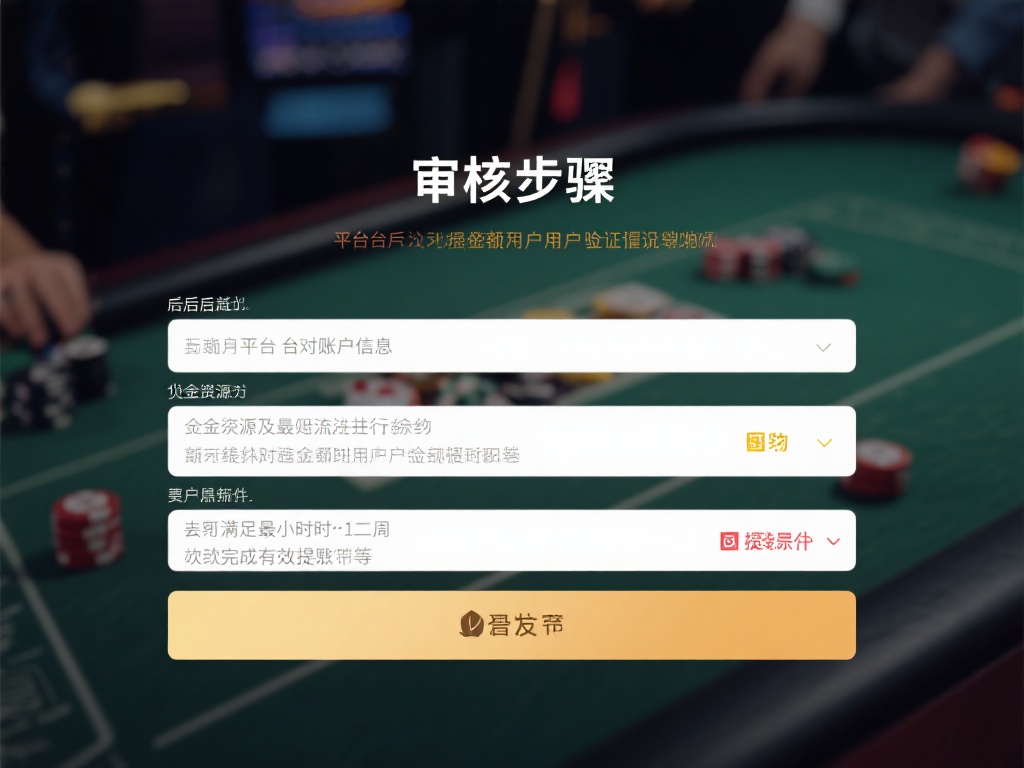 必威体育betway提现审核流程详解及重要注意事项分析 平台审核步骤
提交后,平台会对账户信息、资金来源